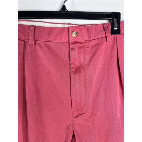 Polo Ralph Lauren Mens Coral Classic Pleated Fit Pants Sz 42T×36 Read - Picture 5 of 16